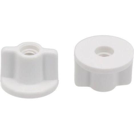 Vis De Fixation Abattant WC - Plastique Polypropylène - Pour Siège Toilette Standard - Lot De 10 (1/4)