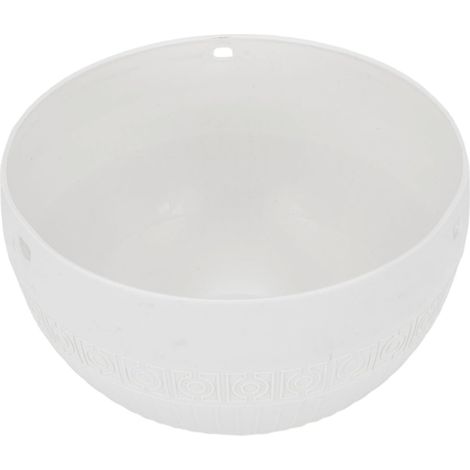 Lot de 2 jardinières suspendues d'extérieur avec drainage, pots fleurs (1/5)