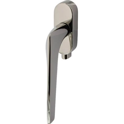 Poignée de fenêtre design Twist Nickel verrouillable - K242PNL