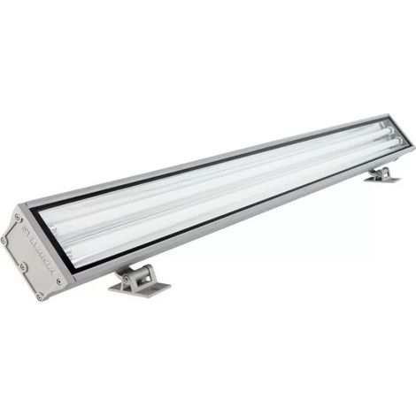 Sylvania 0049468 Floodline-Projektor 3 908 mm grau symmetrisch T5 2 x 21 W G5 – Elektronisches Vorschaltgerät
