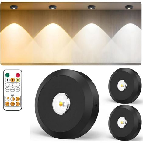 LED Vitrine Lighting - 3 Color Temperature - Rechargeable Battery - Remote Control - Timer Function - For Display Cabinet Decoration - 1 Piece