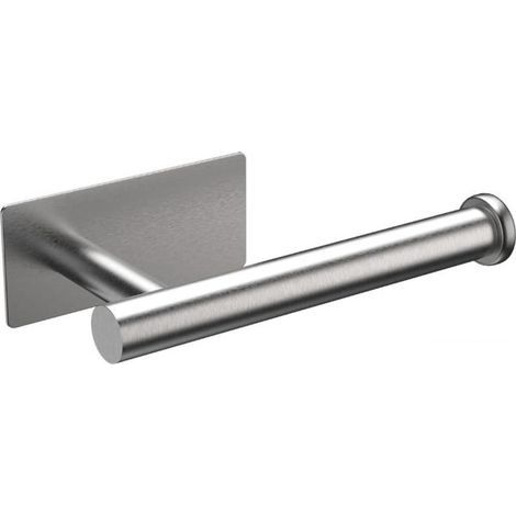 Wall-mounted toilet paper holder, made of 304 stainless steel, no drilling required, with adhesive backing. (1/4)