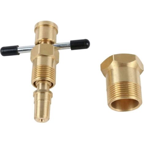 Kit d'outils de démontage professionnel pour extracteurs d'olives 15 mm/22 mm, idéal pour la réparation de joints et de raccords de tuyauterie métallique. Quincaillerie robuste pour plombiers. (1/3)
