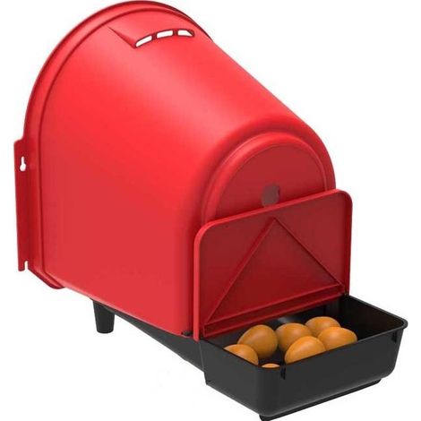 Ponedero exterior para gallinas 37x46x45 cm, modelo confort, resistente para exteriores