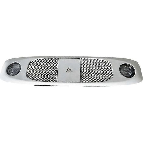 Compatible avec Tesla Model 3/Y 2017-2023 E (référence 1547671-00-A) : Plafonnier avant avec microphone et interrupteur de feux de détresse (1/5)