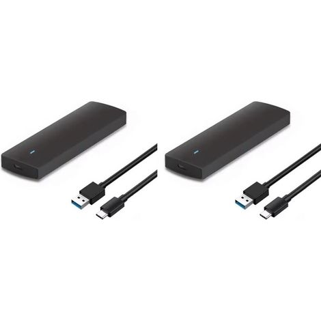 Werkzeugloser SSD-Gehäuseadapter für M.2 USB 3.1 Gen1 5Gbps-Laufwerke, kompatibel mit NGFF SSDs, B-Key und B+M Key. (1/3)