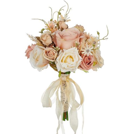 Bouquet de mariée, décoration élégante, bouquet de demoiselle d'honneur pour un mariage d'anniversaire, maison (1/4)