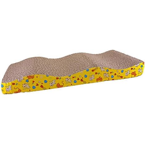 Protection anti-griffures pour chat en papier ondulé, forme ondulée, 6 formes (1/5)