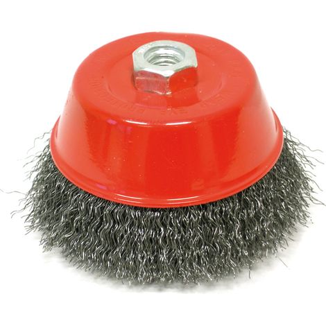 SPAZZOLA A TAZZA attacco M14 Ø mm. 150