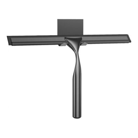 Grattoir de Douche en Acier Inoxydable, 30,5 cm, Silicone Remplaçable, Pour Verre, Miroirs, Carrelage et Cuisine (1/5)