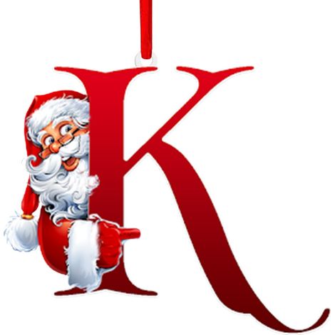 Lettre - Décoration De Sapin De Noël En Acrylique - 26 Lettres Personnalisables - Pour Arbre De Noël Porte-Ornement Et Décoration Intérieure - Lot Complet (1/2)