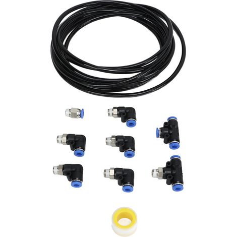 Kit de 10 raccords pour turbo-aspirateur, 180 psi, flexibles, légers, robustes et résistants aux pliures, de remplacement pour Supra Blue (1/5)