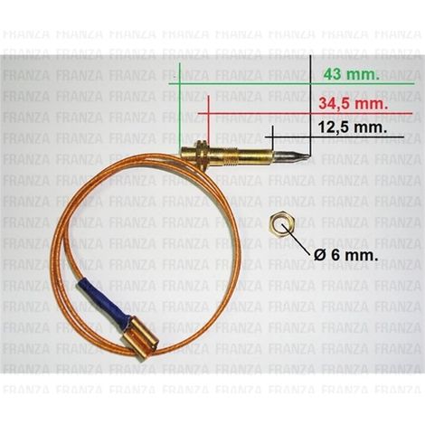 TERMOCOPPIA GAS FUOCHI PIANO COTTURA INDESIT STAR FRANKE ARISTON 74280