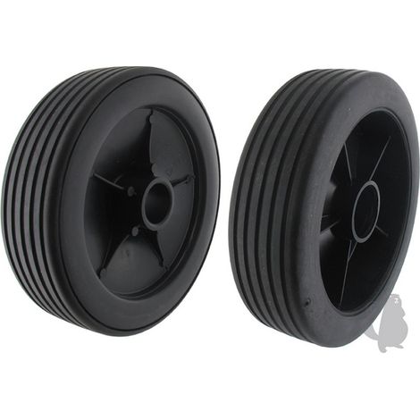 Rueda delantera de plástico para cortacésped GGP / Castelgarden - Modelos Stiga Ng504, Ng504tr, R484, R534tr, R534, R534tr, Rl430, Rl484