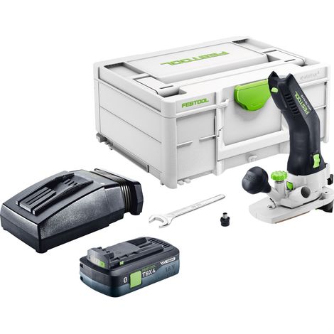 Festool MFKC 700 KA EB-Basic Akku Modul Kantenfräse 18 V 8 mm Brushless + 1x Akku 4,0 Ah + Ladegerät + Systainer
