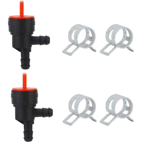 2 valvole di intercettazione del carburante a 90 gradi per motori Briggs & Stratton 698181 494539 697944