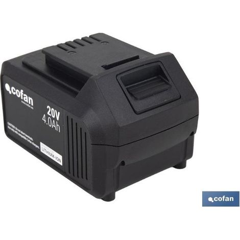 COFAN batería recargable li-ion 20 v 4.0ah , Batería recargable Li-ion de 20 V y 4.0 Ah diseñada exclusivamente para el sistema 1 For-All de herramientas Cofan. Esta batería está p (1/4)