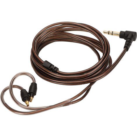 Câble de remplacement pour écouteurs Sennheiser IE40 Pro, 1,2 m (3,9 pi), avec connecteur 3,5 mm et noyau OFC sans perte. (1/4)