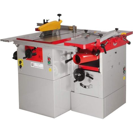 Holzmann – Dégauchisseuse-raboteuse 230V – Puissance 2.2 kW – Largeur de rabotage 250 mm – Hauteur de table 840 mm – Table 980 x 470 mm