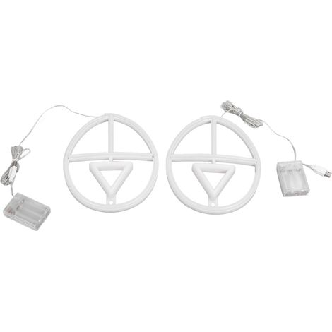 Ruban LED Néon Lumineux Double Alimentation Style Steampunk Applique Murale Déco Maison Fête (1/5)