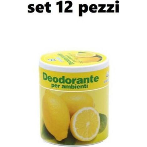Trade Shop - Establecer 12 Desodorantes Tarro De Perfume Ambiente Absorbe La Fragancia De Limón -