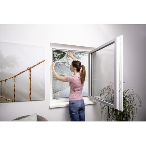 Primaster Fliegenschutz-Gitter 130 x 150 cm Fliegenschutzgitter Insektenschutz