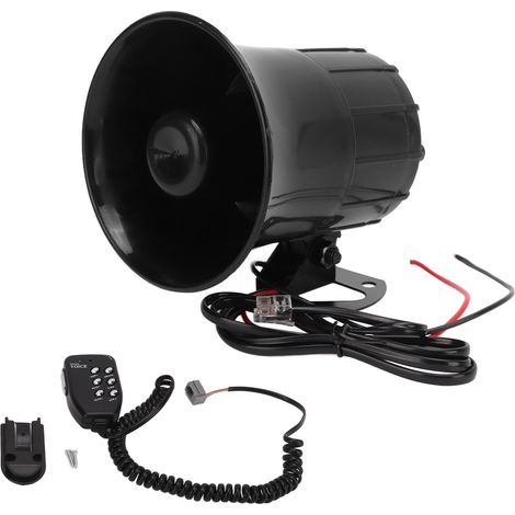 Trompette 6 tons mono 110dB 12V haut-parleur universel pour moto voiture excavatrice (1/5)