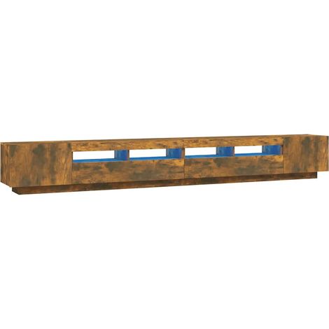Maison Exclusive - 3-tlg. TV-Schrank-Set LED-Leuchten Räuchereich (1/5)