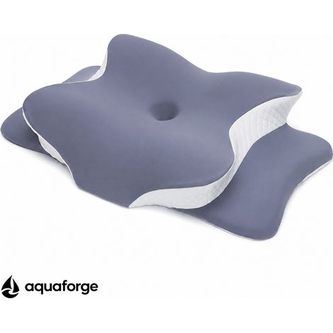 Almofada Cervical Ergonómica Espuma Viscoelástica Respirável 62 x 41 x 10 cm (1/5)