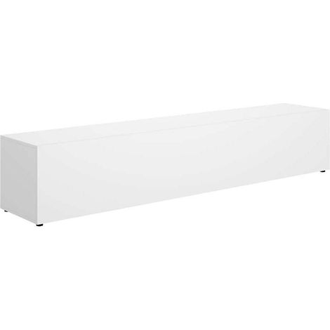 Mueble de televisión 2 puertas modelo Nuria-220 en Blanco, 42cm(alto) 220cm(ancho) 41.5cm(fondo). (1/5)