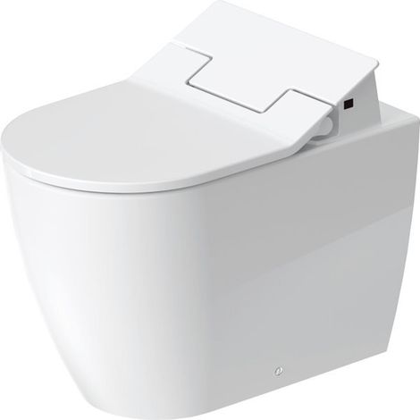 Vaso freestanding ME by Starck Filo muro ti 370x600mm SensoW Smalto igienico bianco (1/5)