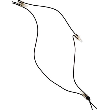 Star Trading LED Lichternetz 2x2 m für Beleuchtungs-System 24 von Star Trading, Netz Lichterkette schwarz für außen, 140 LEDs bunt, IP44