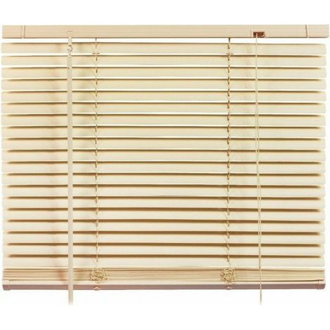 Rideau vénitien en PVC 120x160 cm – Contrôle direction lumière – Facile à nettoyer – Pour fenêtres de toit – BB
