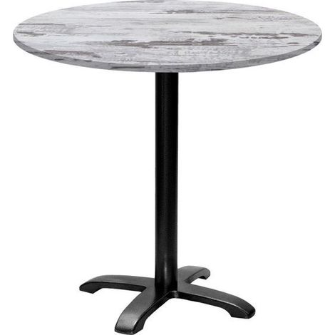 Table ronde Ø 80 cm - modèle Bazila chêne Islande