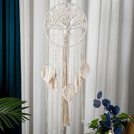 Arbre de Vie Attrape-rêves Décoration murale pour chambre d'enfant ou maison (1/4)