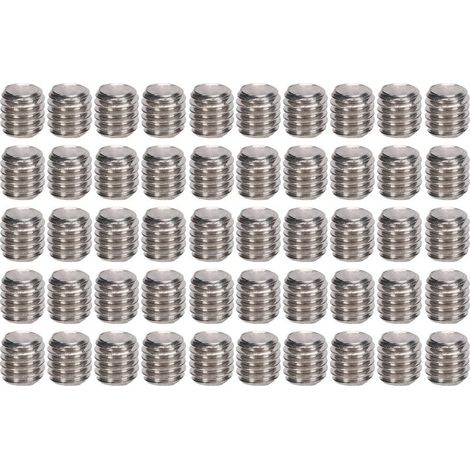 Lot de 50 vis sans tête inox A2-70, M3x3mm – assortiment pour fixation mécanique et électronique (1/5)