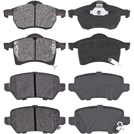 KIT PASTIGLIE FRENO ANTERIORI E POSTERIORI compatibile con PEUGEOT 2008 II (UD,US,UY,UK) / PASTIGLIE FRENANTI AUTO OEM P 61 103,P 61 136  P 59 100 / SOSTITUZIONE DIRETTA / BASSA POLVERE / SILENZIOSO