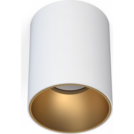 Faretto da soffitto Nowodvorski Eye Tone GU10 rotondo in metallo bianco e oro (1/3)
