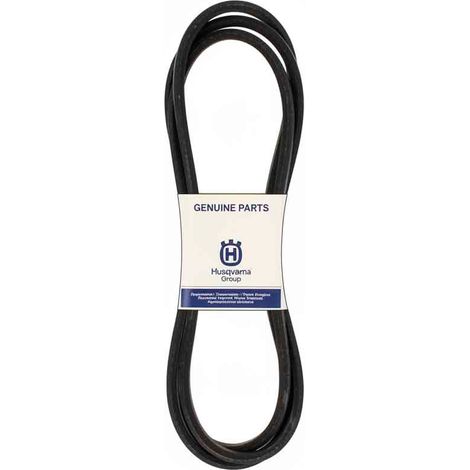 Courroie d'entraînement de lame pour tracteurs tondeuses Husqvarna TC 142, TC 142T, TC 342, TC 242, CTH 184T, CTH 194 + Longueur 2718 mm (Li), forme hexagonale (AA) (1/2)