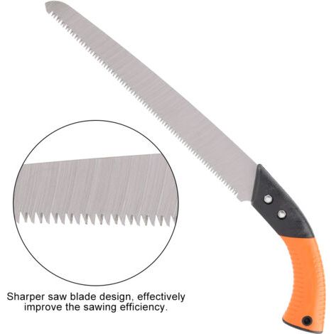 BUNTHAUS Scie Manuelle pour Jardinage et Menuiserie Parfaite pour Taille Haies et Arbustes