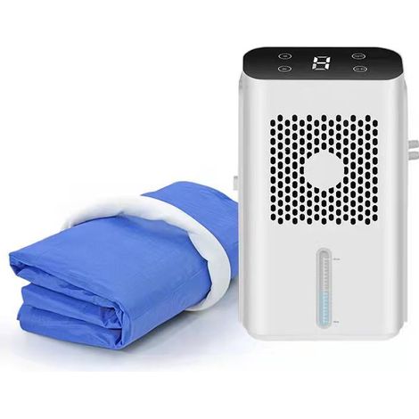 Housse de matelas rafraîchissante à l'eau avec écran LCD et minuterie plage de température de refroidissement de 3 à 8 degrés Celsius. (1/4)