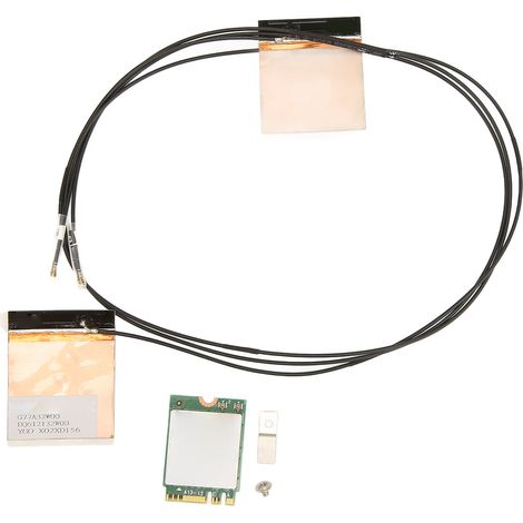 Carte réseau sans fil WIFI 6E 5374 Mo Gigabit 5 GHz double bande Bluetooth 5.2 NGFF M2 adaptateur PC intégré 2 antennes pour Windows 10 et Windows 11 (1/5)