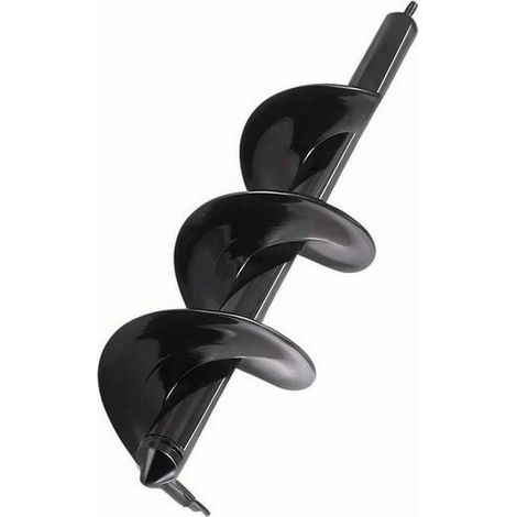 Foret A Tariere Pour Perceuse - 90 mm - Pointe Carrée 8 mm - Longueur 25 cm - Foret En Acier Pour Creuser Des Trous Pour Plantes Arbustes Et Piquets - 1 Pièce (1/5)