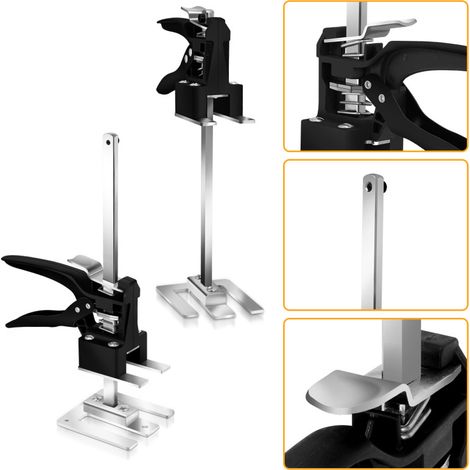 SWANEW 2x Martinetto manuale Attrezzo di sollevamento per cartongesso Sollevatore per armadi Fino a 240Kg (1/5)