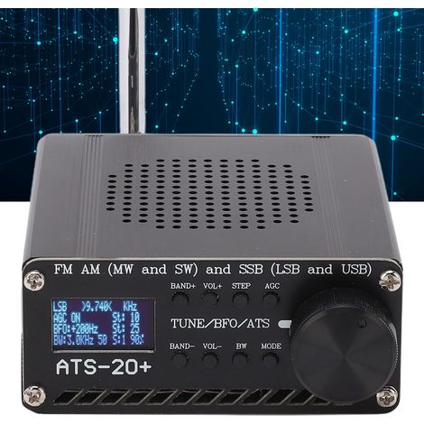 Récepteur radio à bande complète ATS20+ (FM, AM, MW, SW et SSB) (1/5)