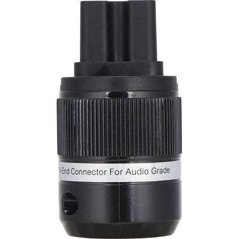 Fiche d'alimentation secteur Monosaudio M100R/F100R en cuivre pur rhodié, connecteur audio haute fidélité, 100-250 V, F100R (1/5)
