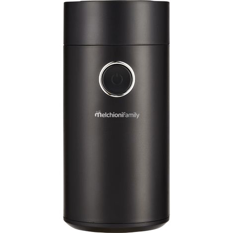 Melchioni Family Macinino Elektrische Kaffeemühle mit Klingen 150W 50G Schwarz