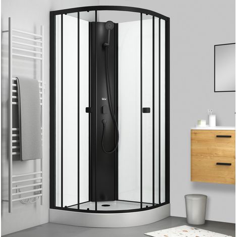 DSK Komplettdusche Essential Square 85 x 85 x 199,5 cm weiß