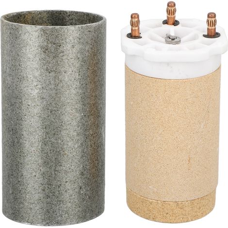 Élément chauffant en céramique 230 V 3300 W à 3 broches résistant à la chaleur avec couvercle isolant, pièce de rechange pour poste à souder 113.269 (1/5)