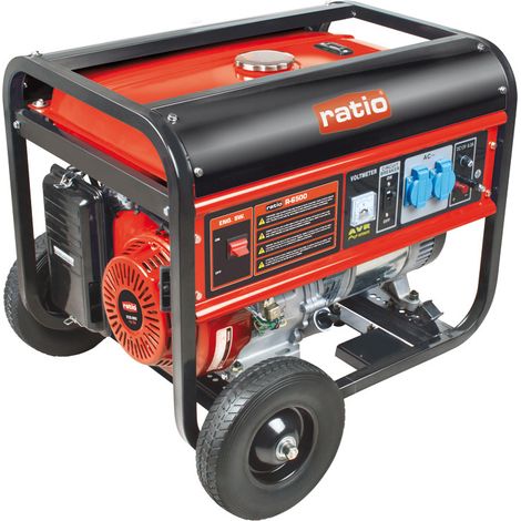 Grupo Electrógeno Gasolina RG6500 5,5 kVA RATIO (1/2)
